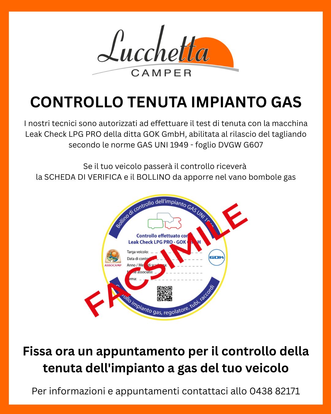 CONTROLLO IMPIANTO GAS